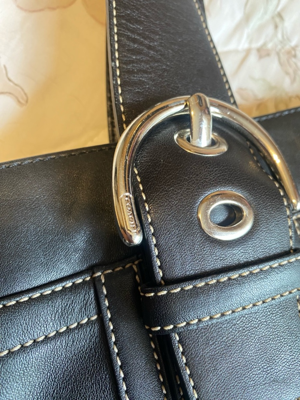 Coach Soho Black Leather Bag - Picture 3 of 7